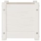 vidaXL Pflanzkübel Weiß 31x31x31 cm Massivholz Kiefer vidaXL Pflanzkübel Weiß 31x31x31 cm Massivholz Kiefer