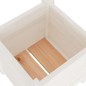vidaXL Pflanzkübel 2 Stk. Weiß 31x31x31 cm Massivholz Kiefer vidaXL Pflanzkübel 2 Stk. Weiß 31x31x31 cm Massivholz Kiefer