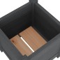 vidaXL Pflanzkübel Grau 31x31x31 cm Massivholz Kiefer vidaXL Pflanzkübel Grau 31x31x31 cm Massivholz Kiefer