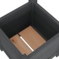 vidaXL Pflanzkübel 2 Stk. Grau 31x31x31 cm Massivholz Kiefer vidaXL Pflanzkübel 2 Stk. Grau 31x31x31 cm Massivholz Kiefer