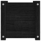 vidaXL Pflanzkübel Schwarz 31x31x31 cm Massivholz Kiefer vidaXL Pflanzkübel Schwarz 31x31x31 cm Massivholz Kiefer