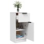 vidaXL Sideboard Weiß 30x30x70 cm Holzwerkstoff vidaXL Sideboard Weiß 30x30x70 cm Holzwerkstoff