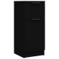vidaXL Sideboard Schwarz 30x30x70 cm Holzwerkstoff vidaXL Sideboard Schwarz 30x30x70 cm Holzwerkstoff