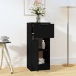 vidaXL Sideboard Schwarz 30x30x70 cm Holzwerkstoff vidaXL Sideboard Schwarz 30x30x70 cm Holzwerkstoff