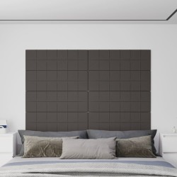 Wandpaneele 12 Stk. Dunkelgrau 90x30 cm Stoff 3,24 m²