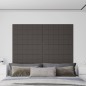 Wandpaneele 12 Stk. Dunkelgrau 90x30 cm Stoff 3,24 m² Wandpaneele 12 Stk. Dunkelgrau 90x30 cm Stoff 3,24 m²