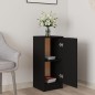 vidaXL Sideboard Schwarz 30x30x70 cm Holzwerkstoff vidaXL Sideboard Schwarz 30x30x70 cm Holzwerkstoff