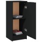 vidaXL Sideboard Schwarz 30x30x70 cm Holzwerkstoff vidaXL Sideboard Schwarz 30x30x70 cm Holzwerkstoff