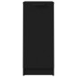 vidaXL Sideboard Schwarz 30x30x70 cm Holzwerkstoff vidaXL Sideboard Schwarz 30x30x70 cm Holzwerkstoff