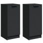 vidaXL Sideboards 2 Stk. Schwarz 30x30x70 cm Holzwerkstoff vidaXL Sideboards 2 Stk. Schwarz 30x30x70 cm Holzwerkstoff