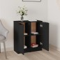vidaXL Sideboards 2 Stk. Schwarz 30x30x70 cm Holzwerkstoff vidaXL Sideboards 2 Stk. Schwarz 30x30x70 cm Holzwerkstoff