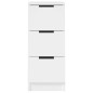 vidaXL Sideboard Weiß 30x30x70 cm Holzwerkstoff vidaXL Sideboard Weiß 30x30x70 cm Holzwerkstoff