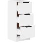 vidaXL Sideboard Weiß 30x30x70 cm Holzwerkstoff vidaXL Sideboard Weiß 30x30x70 cm Holzwerkstoff