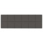 Wandpaneele 12 Stk. Dunkelgrau 90x30 cm Stoff 3,24 m² Wandpaneele 12 Stk. Dunkelgrau 90x30 cm Stoff 3,24 m²