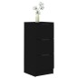 vidaXL Sideboard Schwarz 30x30x70 cm Holzwerkstoff vidaXL Sideboard Schwarz 30x30x70 cm Holzwerkstoff