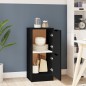 vidaXL Sideboard Schwarz 30x30x70 cm Holzwerkstoff vidaXL Sideboard Schwarz 30x30x70 cm Holzwerkstoff