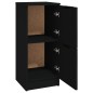 vidaXL Sideboard Schwarz 30x30x70 cm Holzwerkstoff vidaXL Sideboard Schwarz 30x30x70 cm Holzwerkstoff