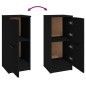 vidaXL Sideboard Schwarz 30x30x70 cm Holzwerkstoff vidaXL Sideboard Schwarz 30x30x70 cm Holzwerkstoff