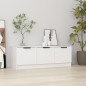 vidaXL TV-Schrank Weiß 102x35x36,5 cm Holzwerkstoff vidaXL TV-Schrank Weiß 102x35x36,5 cm Holzwerkstoff