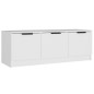 vidaXL TV-Schrank Weiß 102x35x36,5 cm Holzwerkstoff vidaXL TV-Schrank Weiß 102x35x36,5 cm Holzwerkstoff