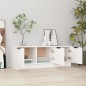 vidaXL TV-Schrank Weiß 102x35x36,5 cm Holzwerkstoff vidaXL TV-Schrank Weiß 102x35x36,5 cm Holzwerkstoff