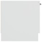 vidaXL TV-Schrank Weiß 102x35x36,5 cm Holzwerkstoff vidaXL TV-Schrank Weiß 102x35x36,5 cm Holzwerkstoff