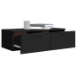 vidaXL Wandschrank Schwarz 68x30x20 cm Holzwerkstoff vidaXL Wandschrank Schwarz 68x30x20 cm Holzwerkstoff