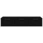 vidaXL Wandschrank Schwarz 102x30x20 cm Holzwerkstoff vidaXL Wandschrank Schwarz 102x30x20 cm Holzwerkstoff