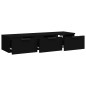vidaXL Wandschrank Schwarz 102x30x20 cm Holzwerkstoff vidaXL Wandschrank Schwarz 102x30x20 cm Holzwerkstoff