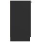 vidaXL Schuhschrank Schwarz 59x35x70 cm Holzwerkstoff vidaXL Schuhschrank Schwarz 59x35x70 cm Holzwerkstoff