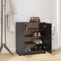 vidaXL Schuhschrank Schwarz 59x35x70 cm Holzwerkstoff vidaXL Schuhschrank Schwarz 59x35x70 cm Holzwerkstoff