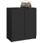 vidaXL Schuhschrank Schwarz 59x35x70 cm Holzwerkstoff vidaXL Schuhschrank Schwarz 59x35x70 cm Holzwerkstoff