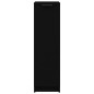 vidaXL Schuhschrank Schwarz 30x35x100 cm Holzwerkstoff vidaXL Schuhschrank Schwarz 30x35x100 cm Holzwerkstoff