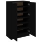 vidaXL Schuhschrank Schwarz 59x35x100 cm Holzwerkstoff vidaXL Schuhschrank Schwarz 59x35x100 cm Holzwerkstoff