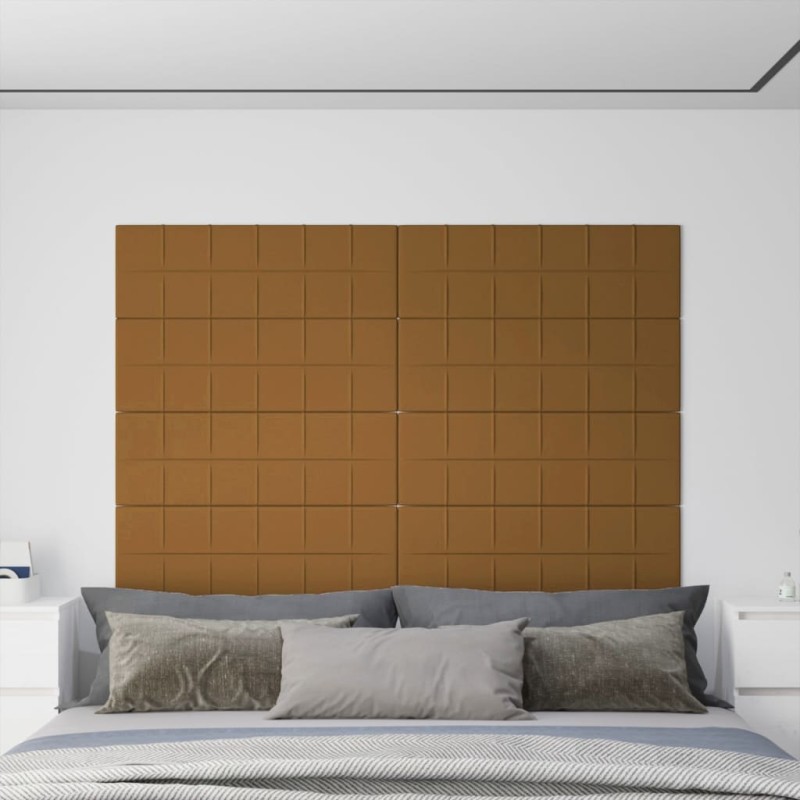 Wandpaneele 12 Stk. Braun 90x30 cm Samt 3,24 m² Wandpaneele 12 Stk. Braun 90x30 cm Samt 3,24 m²