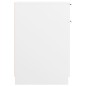 vidaXL Schreibtischschrank Weiß 33,5x50x75 cm Holzwerkstoff vidaXL Schreibtischschrank Weiß 33,5x50x75 cm Holzwerkstoff