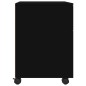 vidaXL Mobiler Aktenschrank mit Rollen Schwarz 45x38x54 cm vidaXL Mobiler Aktenschrank mit Rollen Schwarz 45x38x54 cm