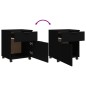 vidaXL Mobiler Aktenschrank mit Rollen Schwarz 45x38x54 cm vidaXL Mobiler Aktenschrank mit Rollen Schwarz 45x38x54 cm