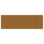 Wandpaneele 12 Stk. Braun 90x30 cm Samt 3,24 m² Wandpaneele 12 Stk. Braun 90x30 cm Samt 3,24 m²