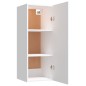 vidaXL Hängeschrank Weiß 34,5x34x90 cm Holzwerkstoff vidaXL Hängeschrank Weiß 34,5x34x90 cm Holzwerkstoff