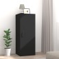 vidaXL Hängeschrank Schwarz 34,5x34x90 cm Holzwerkstoff vidaXL Hängeschrank Schwarz 34,5x34x90 cm Holzwerkstoff