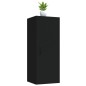 vidaXL Hängeschrank Schwarz 34,5x34x90 cm Holzwerkstoff vidaXL Hängeschrank Schwarz 34,5x34x90 cm Holzwerkstoff