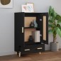 vidaXL Highboard Schwarz 70x31x115 cm Holzwerkstoff vidaXL Highboard Schwarz 70x31x115 cm Holzwerkstoff