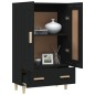 vidaXL Highboard Schwarz 70x31x115 cm Holzwerkstoff vidaXL Highboard Schwarz 70x31x115 cm Holzwerkstoff