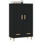 vidaXL Highboard Schwarz 70x31x115 cm Holzwerkstoff vidaXL Highboard Schwarz 70x31x115 cm Holzwerkstoff