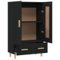 vidaXL Highboard Schwarz 70x31x115 cm Holzwerkstoff vidaXL Highboard Schwarz 70x31x115 cm Holzwerkstoff