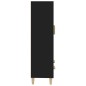 vidaXL Highboard Schwarz 70x31x115 cm Holzwerkstoff vidaXL Highboard Schwarz 70x31x115 cm Holzwerkstoff