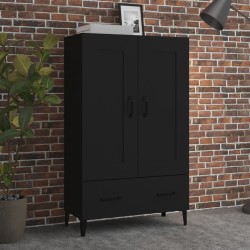 vidaXL Highboard Schwarz 70x31x115 cm Holzwerkstoff