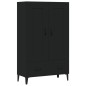 vidaXL Highboard Schwarz 70x31x115 cm Holzwerkstoff