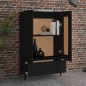 vidaXL Highboard Schwarz 70x31x115 cm Holzwerkstoff